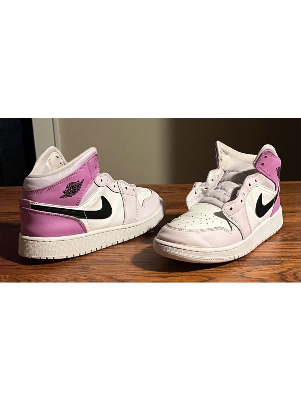Jordan 1 Mid Barely Grape Sneakers Size 7Y